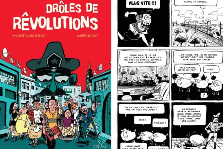Bande dessinée: le plein temps arabe