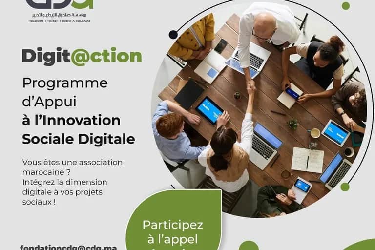 La Fondation CDG lance le programme Digit@ction pour booster l’innovation sociale digitale