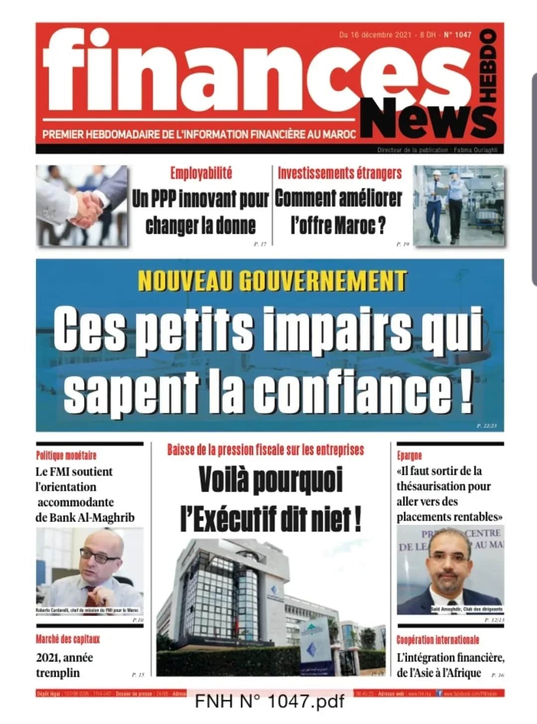 Finances News Hebdo numéro 1047