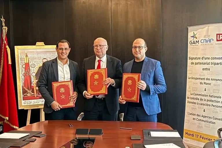 Programme "DATA-TIKA": la CNDP signe une convention tripartite avec le GAM et l'UACC