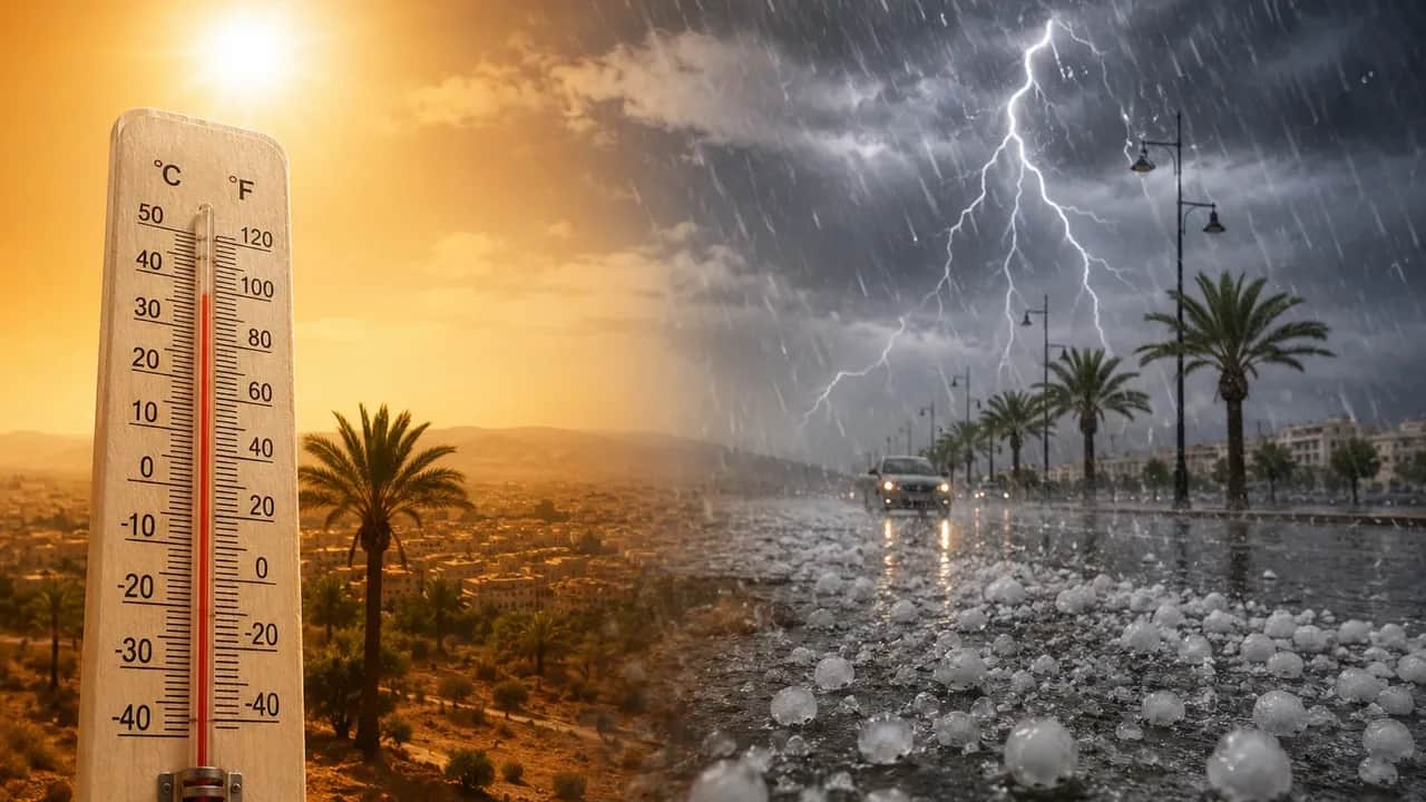 Maroc Météo : temps chaud, averses orageuses et rafales de vent, mardi et mercredi, dans plusieurs provinces