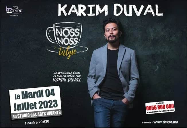Spectacle : «Noss-Noss-Talgie» de Karim Duval