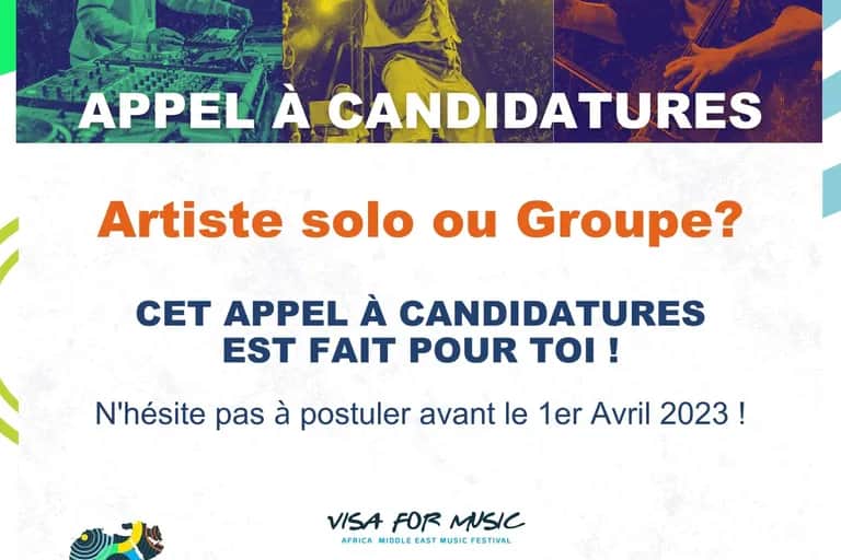 Visa For Music 2023 : «A vos marques, prêts, postulez !»