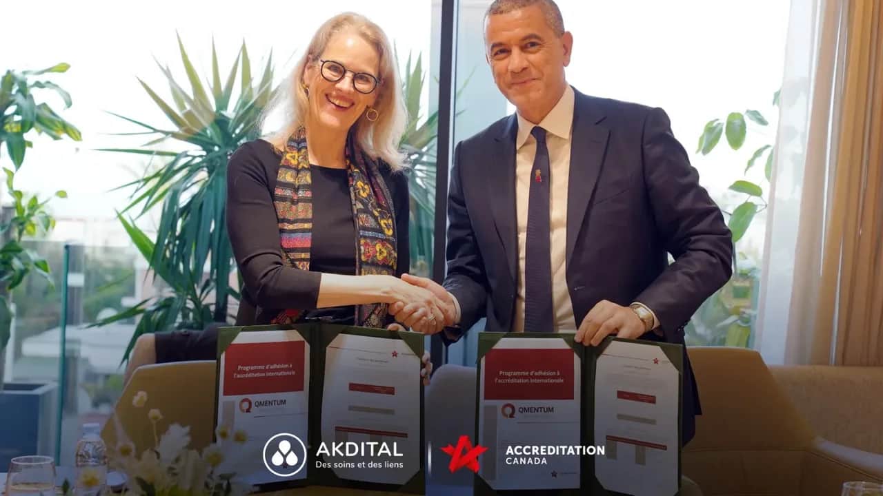 Le Groupe Akdital obtient l'accréditation Platine Qmentum International décernée par Accréditation Canada