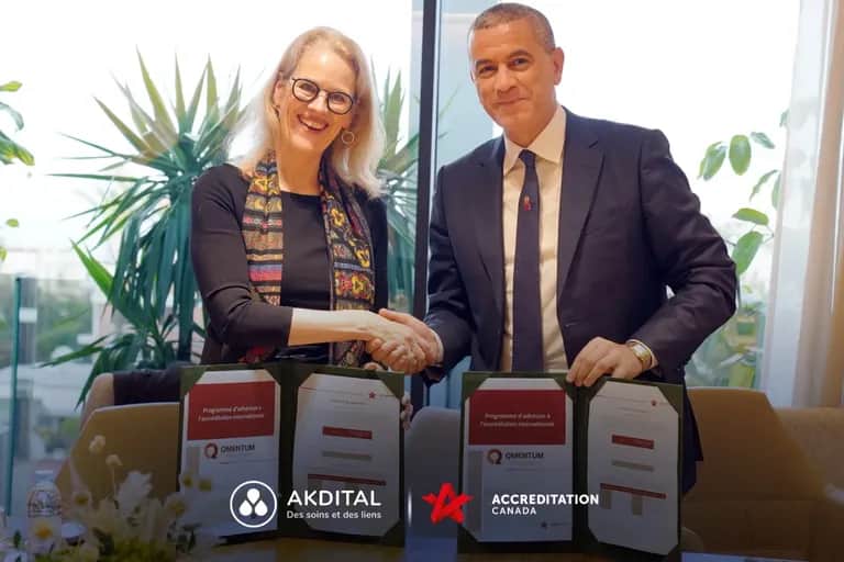 Le Groupe Akdital obtient l'accréditation Platine Qmentum International décernée par Accréditation Canada