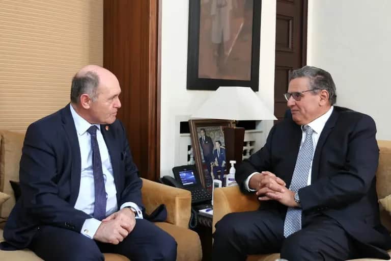 Akhannouch reçoit le président du Conseil national autrichien