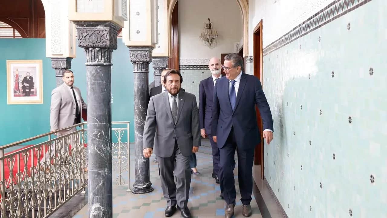 Akhannouch rencontre le vice-président du Salvador