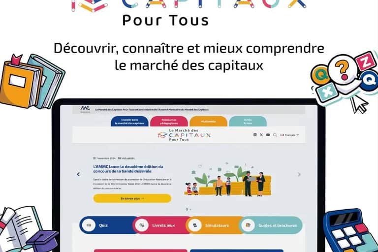 AMMC: lancement d’un portail web pour l’éducation financière