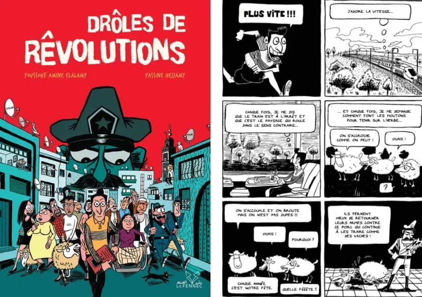 Bande dessinée: le plein temps arabe