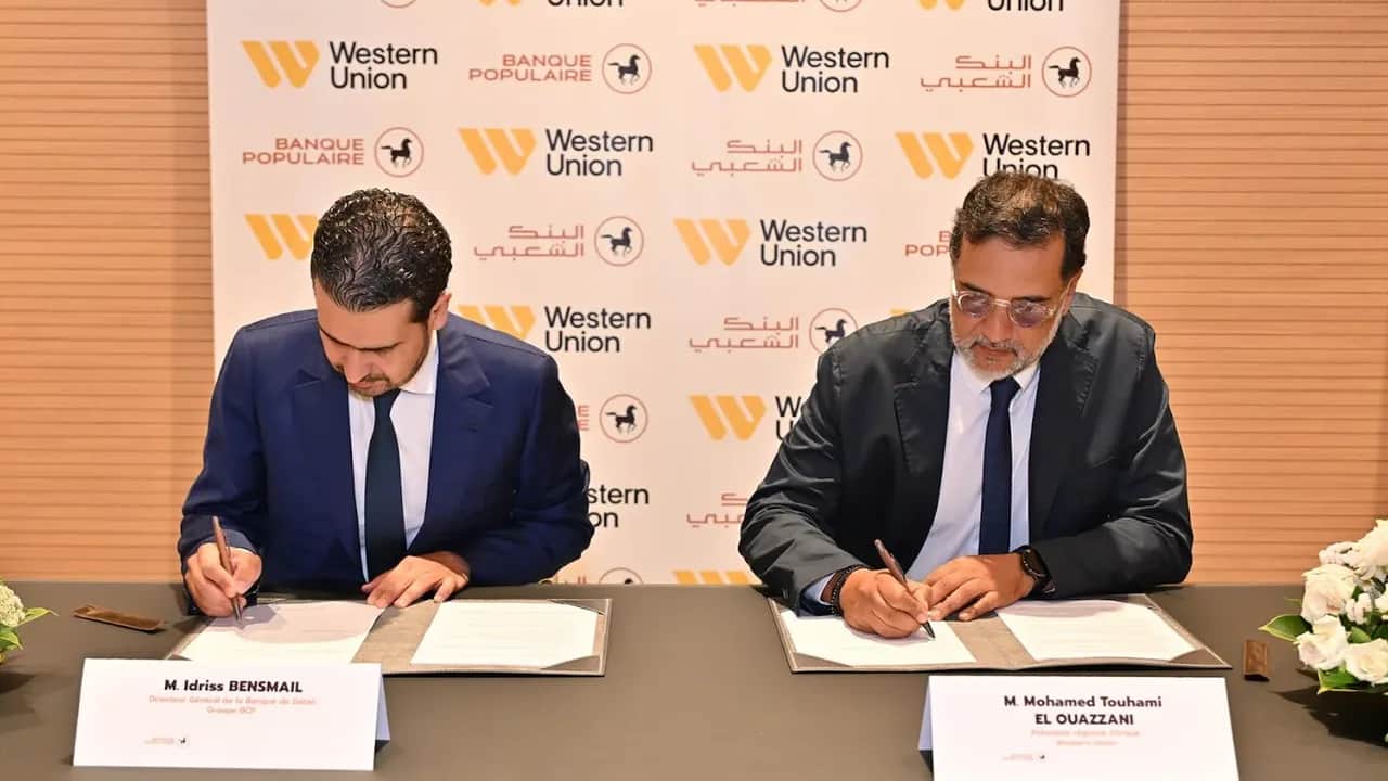 BCP et Western Union lancent les transferts d'argent instantanés vers les comptes bancaires au Maroc