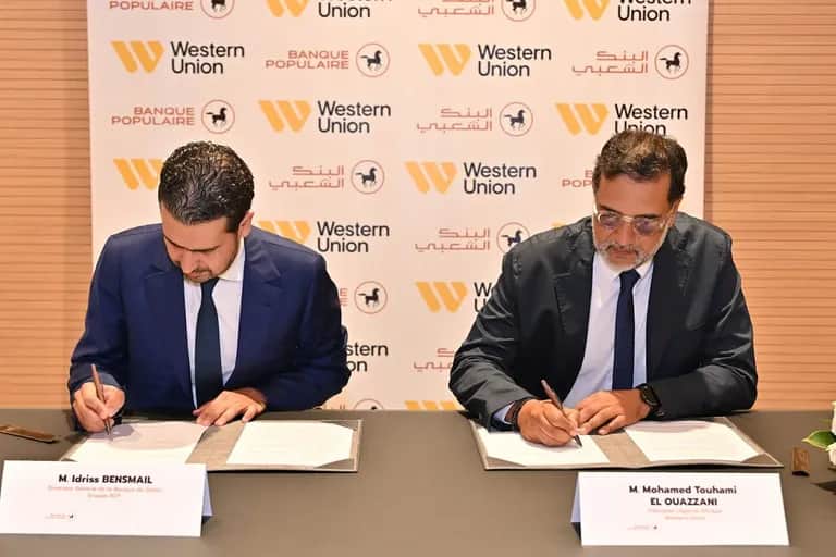BCP et Western Union lancent les transferts d'argent instantanés vers les comptes bancaires au Maroc