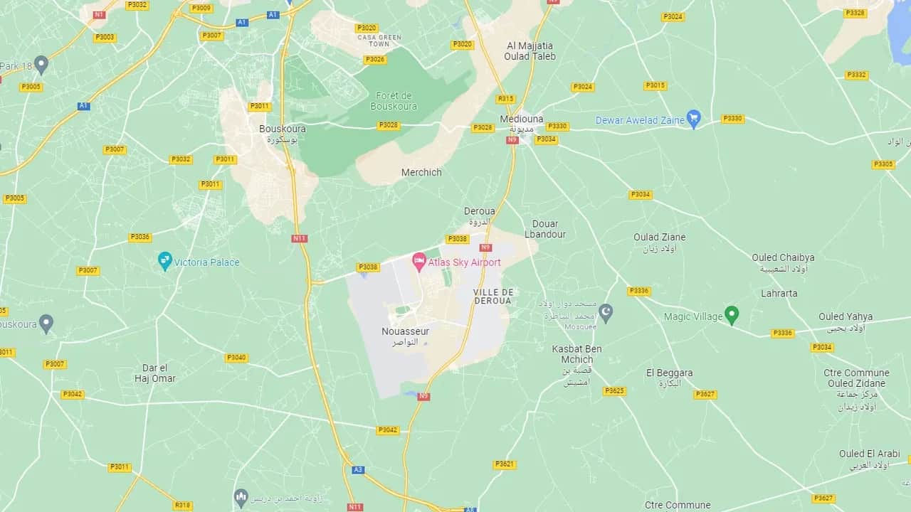 Bouskoura - Aéroport Mohammed V : aménagement de la voie de Taddart contre 180 millions de DH
