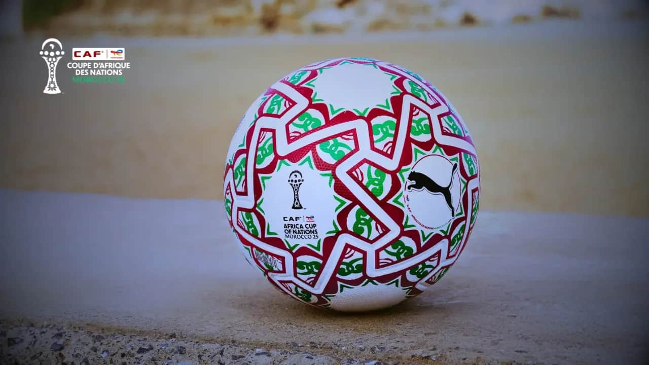 CAN-Maroc 2025: le ballon officiel de la TotalEnergies CAF dévoilé