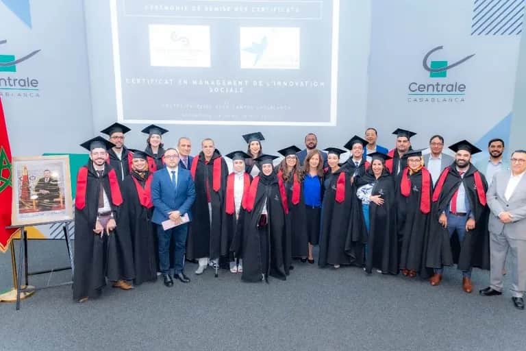 Management de l’Innovation Sociale : 17 lauréats certifiés et lancement d’un mastère spécialisé au Maroc