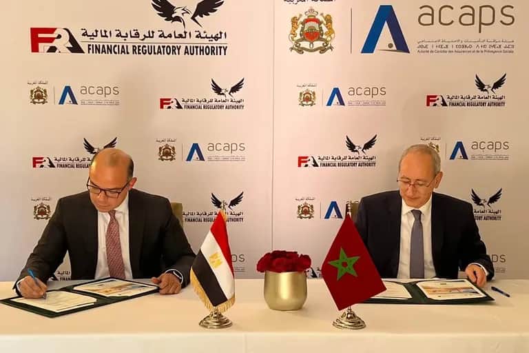 L'ACAPS conclut un mémorandum d’entente avec la Financial Regulatory Authority d’Egypte