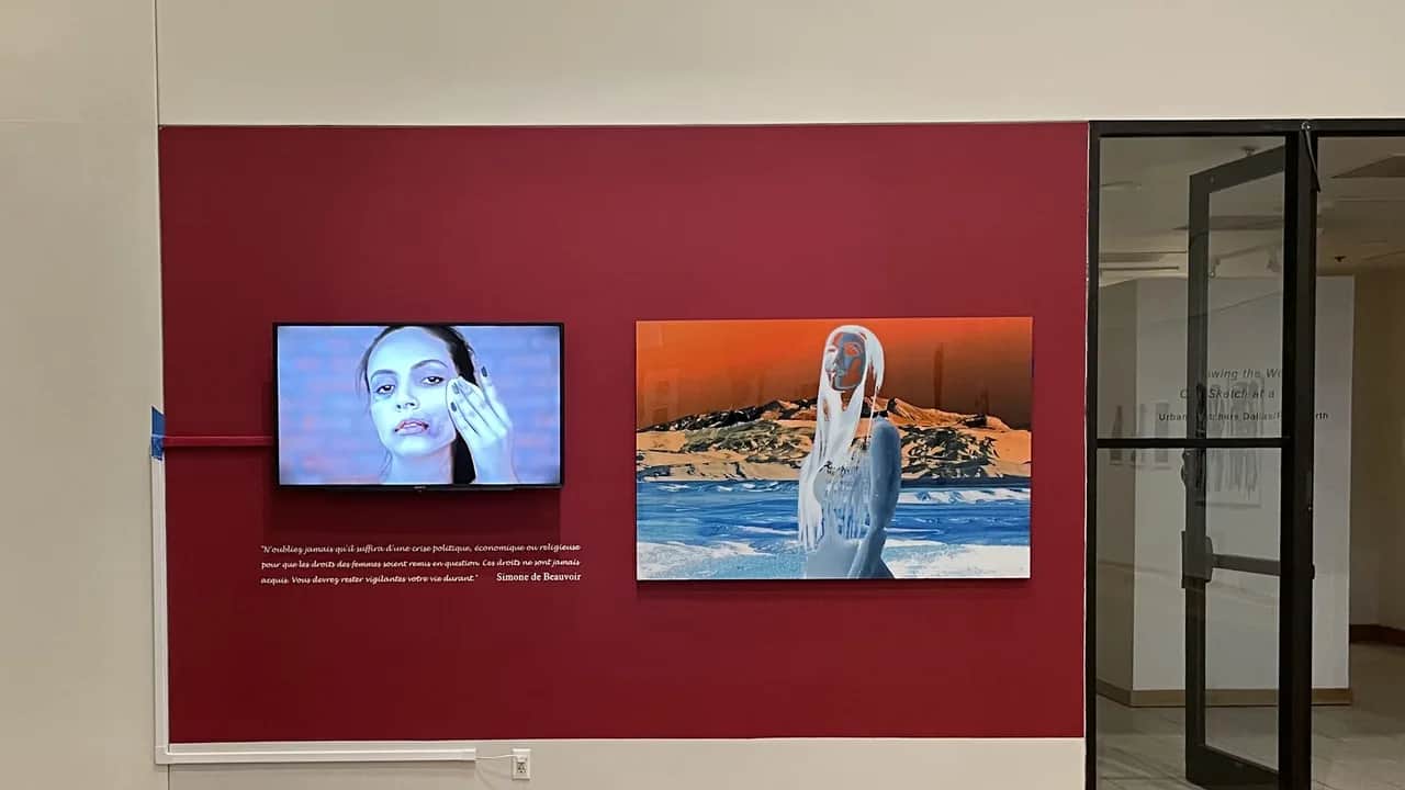 Arts : L'installation «For Mahsa Amini» de Hind Chaouat prend place à la galerie Arts Fort Worth