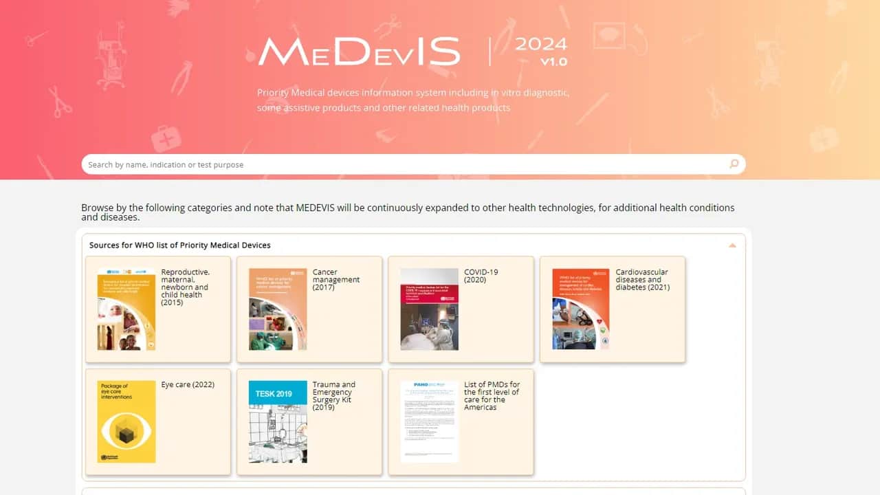 OMS : lancement de MeDevIS, une nouvelle plateforme pour améliorer l’accès aux dispositifs médicaux