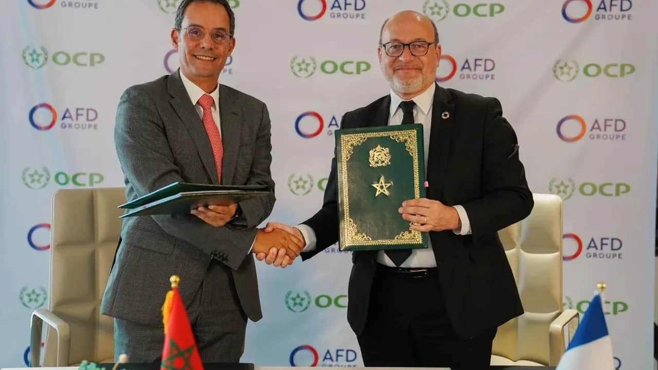 OCP et AFD : un financement de 350 millions d’euros pour accélérer la transition verte du groupe