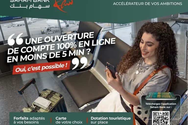 Saham Bank lance l'ouverture de compte bancaire 100 % en ligne