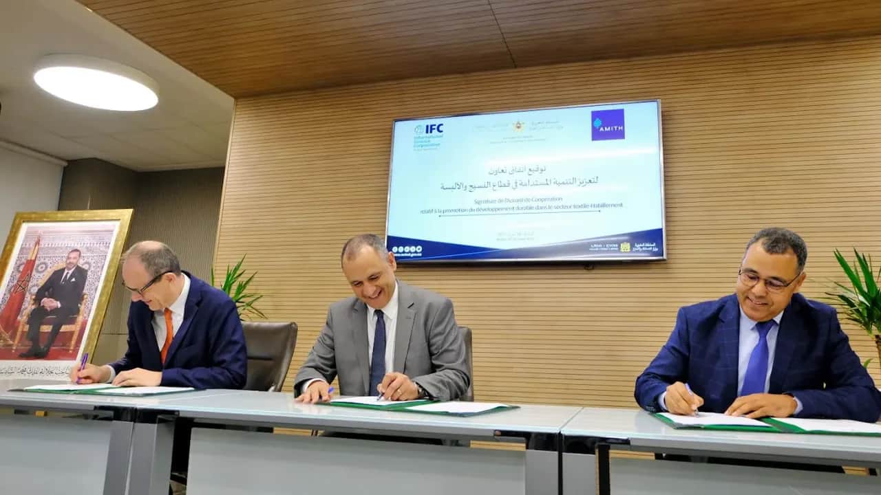 Secteur textile: signature de protocoles d’accord avec la Société Financière Internationale et la société RECICLADOS