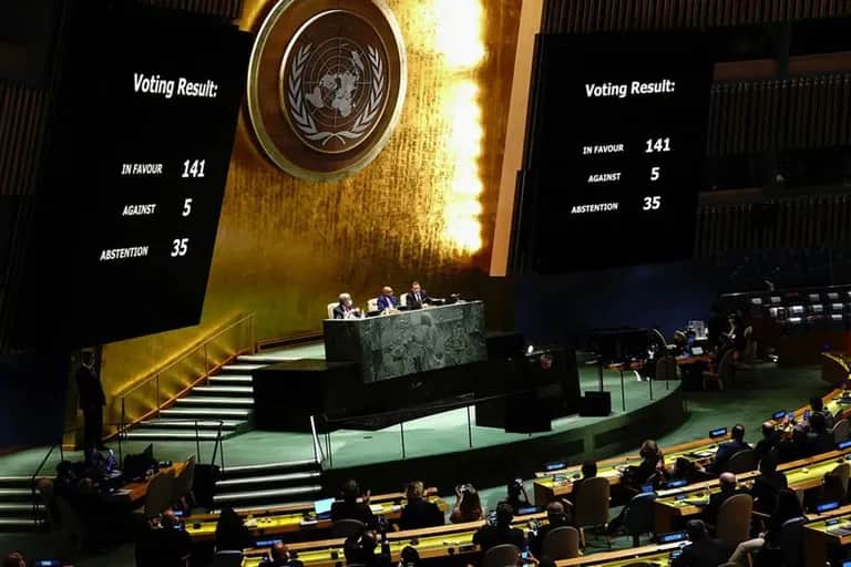 Vote jeudi de l'Assemblée générale de l'ONU sur une suspension de la Russie du Conseil des droits de l'Homme