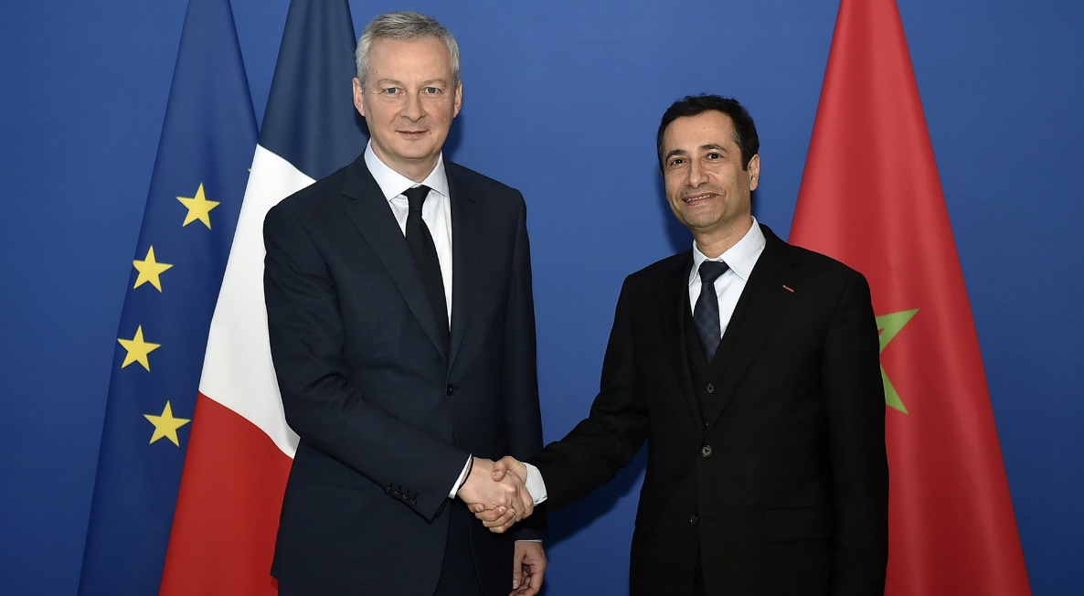 Entretien à Paris entre Mohamed Benchaaboun et Bruno Le Maire