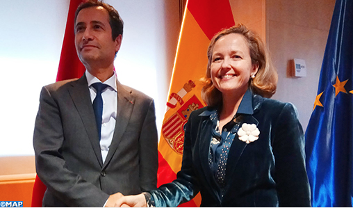 Entretien à Madrid entre Benchaaboun et son homologue espagnole