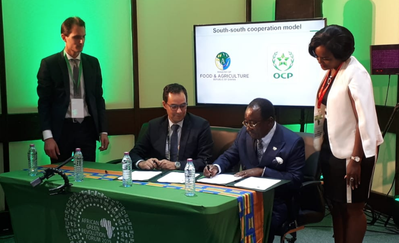 Fertilisants : L'OCP renforce sa coopération avec le Ghana