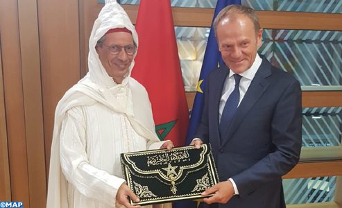 Ahmed Rahhou remet ses lettres de créance au Président du Conseil européen