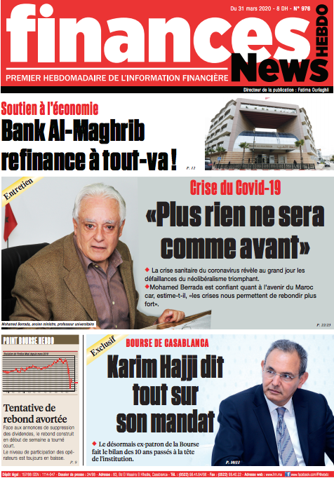 Disponible en téléchargement : Finances News Hebdo du 31 mars 2020