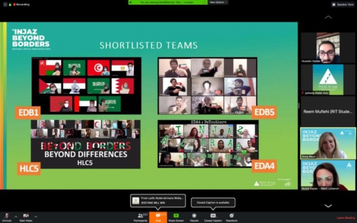 Injaz Al Maghrib participe au premier événement virtuel MENA lancé par Injaz Al-Arab