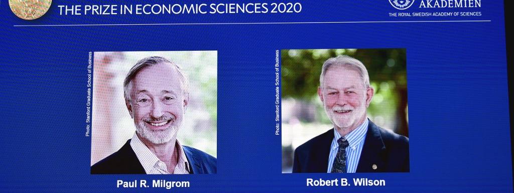 Le Nobel d'économie aux Américains Paul Milgrom et Robert Wilson, experts des enchères