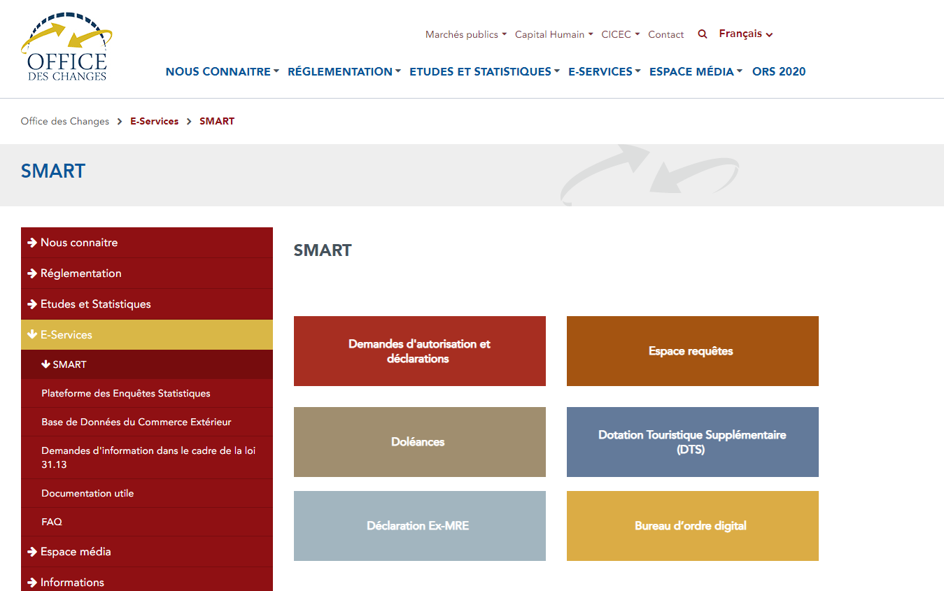 L'Office des Changes publie une brochure numérique sur ses services en ligne