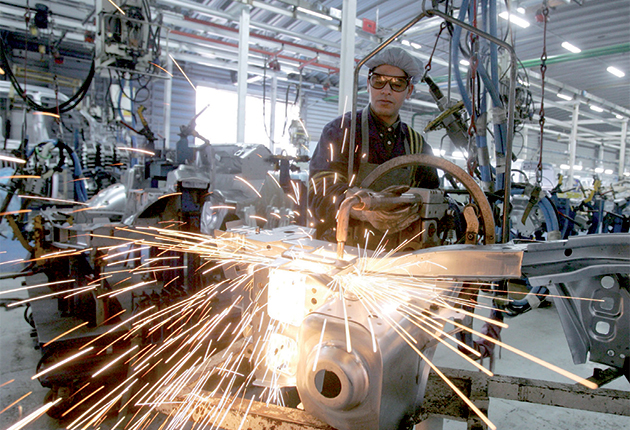 Secteur industriel: l'activité diminue en juillet 2021