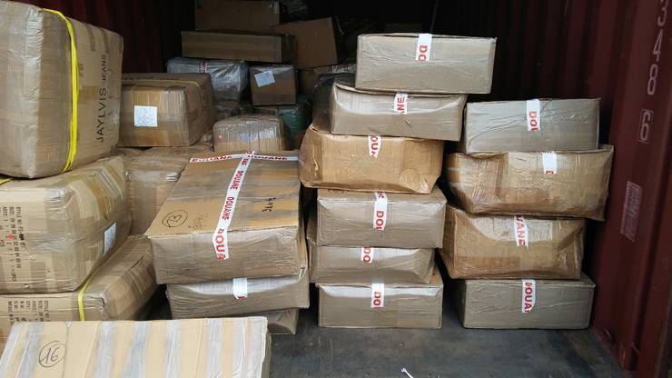 Casablanca : saisie d'une quantité importante de marchandises prohibées et de contrebande